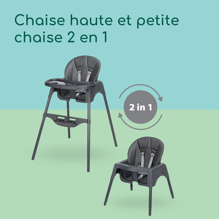 BEBECONFORT – Meely Plus Chaise Haute Bébé 2-en-1