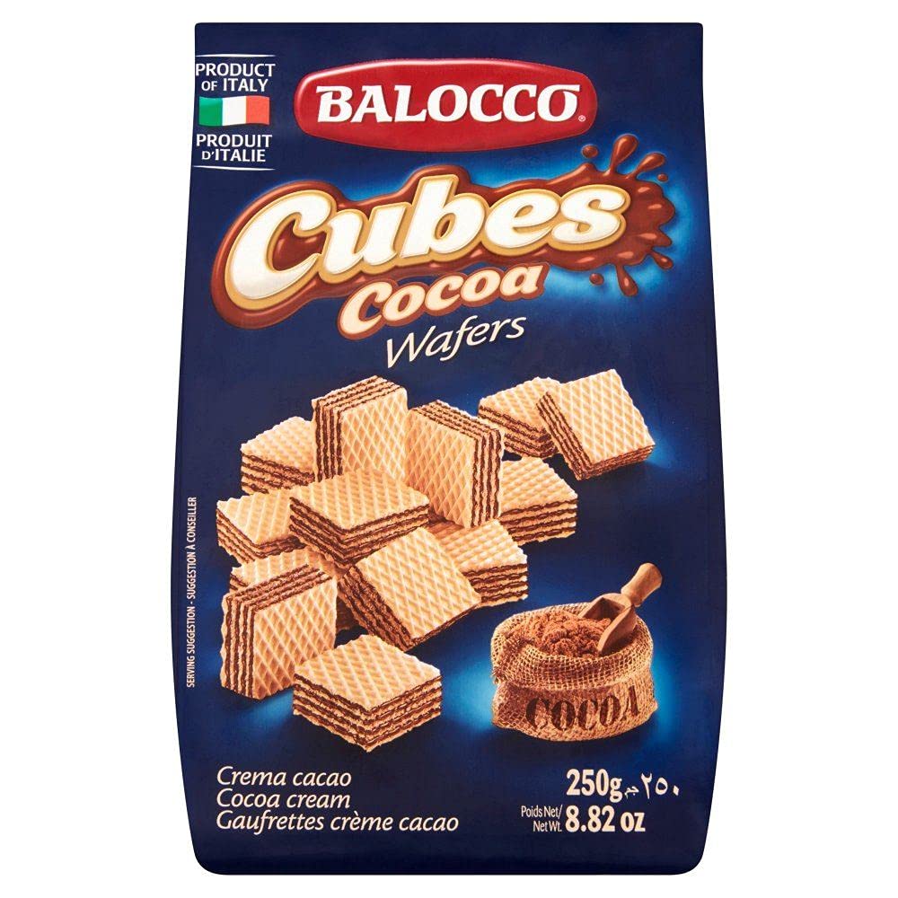 Balacco - Cubes de gaufrettes au cacao - 250 g