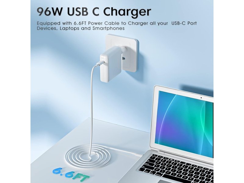 Chargeur 96w pour Ordinateur Portable Mac Book