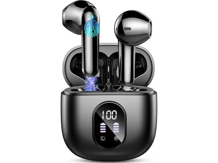 Ecouteurs Bluetooth sans Fil, Écouteurs Bluetooth 5.3 avec HiFi Stéréo Basses Casque, 50H Récréation