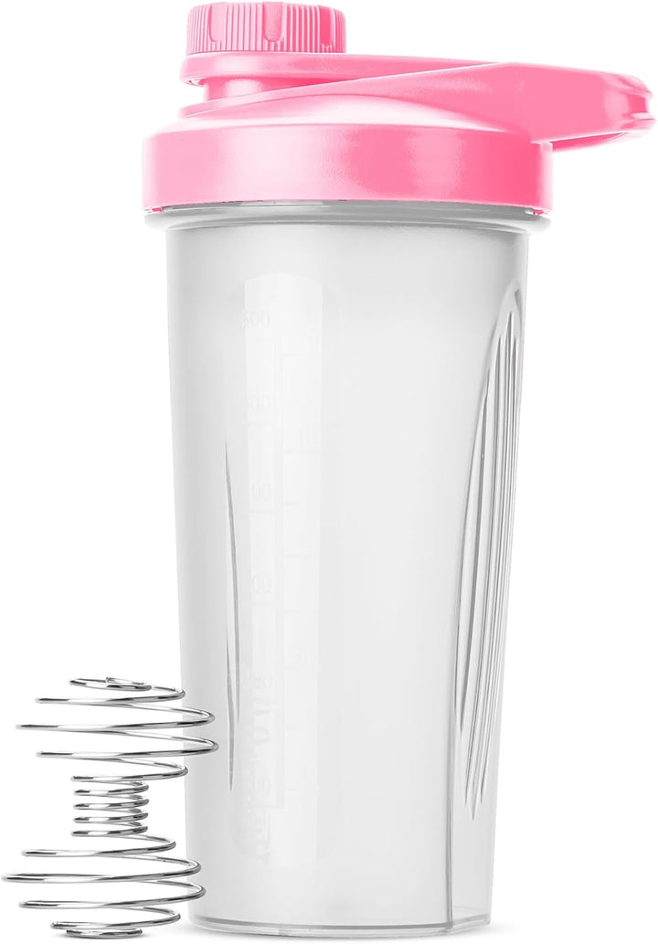 Bouteilles shaker Mr. Pen - 790 ml, bouteille rose pour mélanger les protéines avec boule fouettée, bouteilles shaker pour boissons protéinées