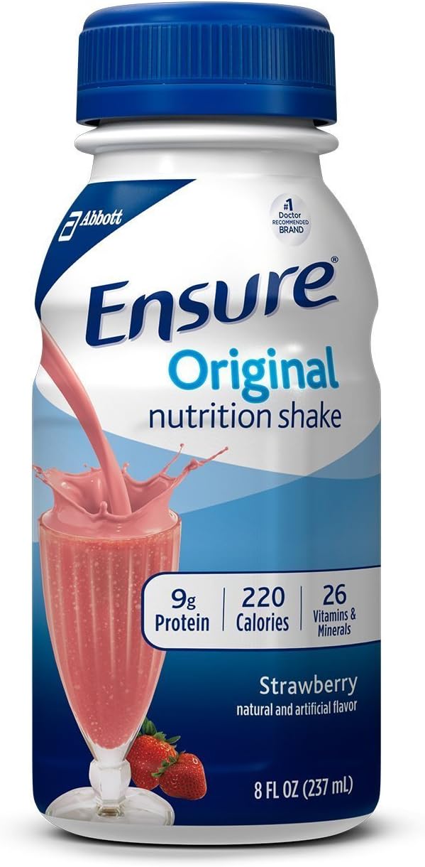 Ensure Original bouteilles de boisson protéinée prêtes à la fraise ,237ml