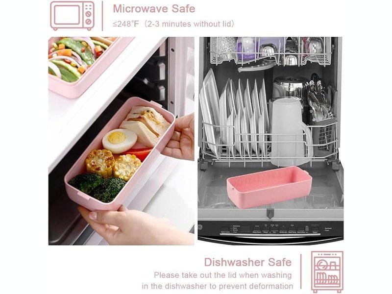 Lunch Box Adulte – Bento 3-en-1 Empilable avec Compartiments