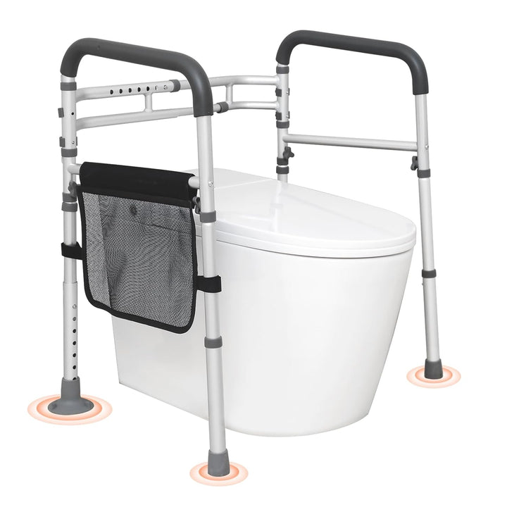 VEVOR – Barre de Support pour Toilettes avec Cadre de Siège Pliable