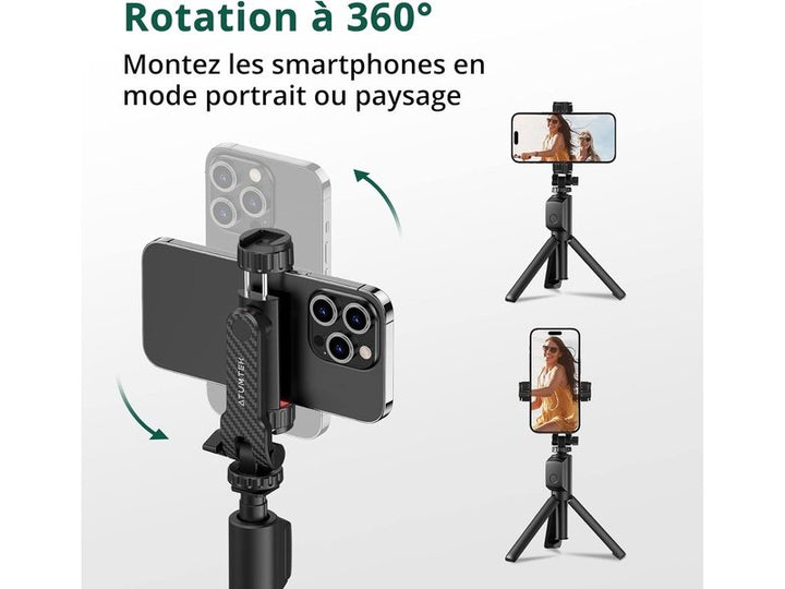 ATUMTEK - Support de trépied smartphone portable