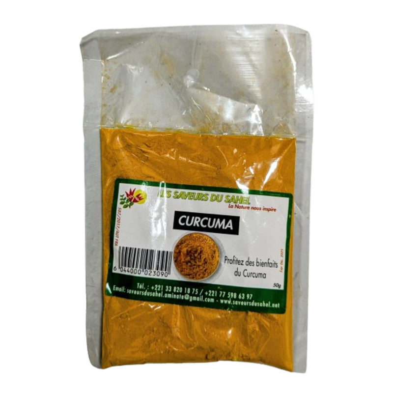 saveur du sahel Curcuma moulu 50g