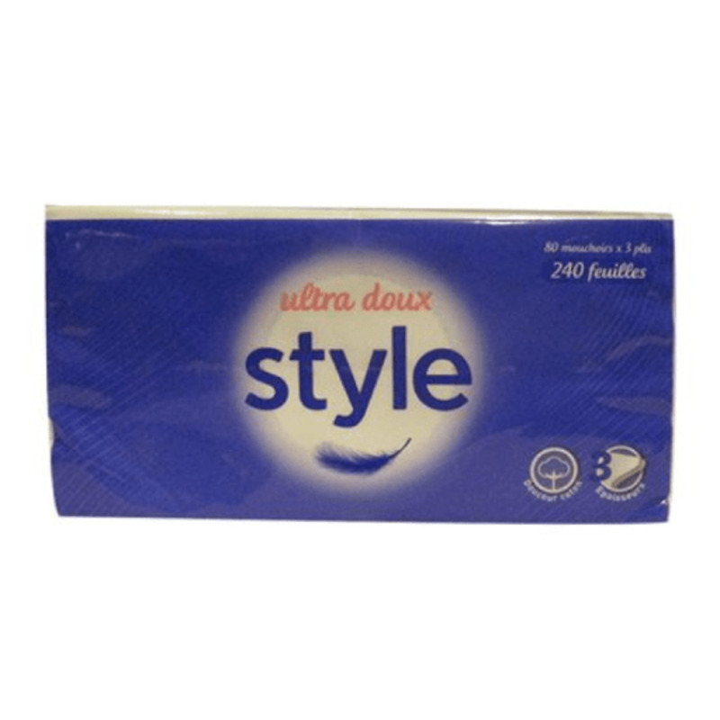 STYLE MOUCHOIR ULTRA DOUXX STYLE 3PLI X80