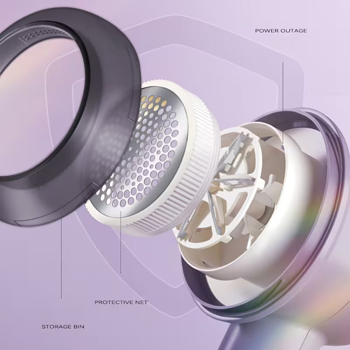 Rasoir électrique anti-peluches 3 fonctions rechargeable USB