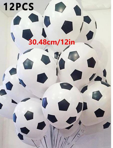 Ballons de fête motifs ballon de foot