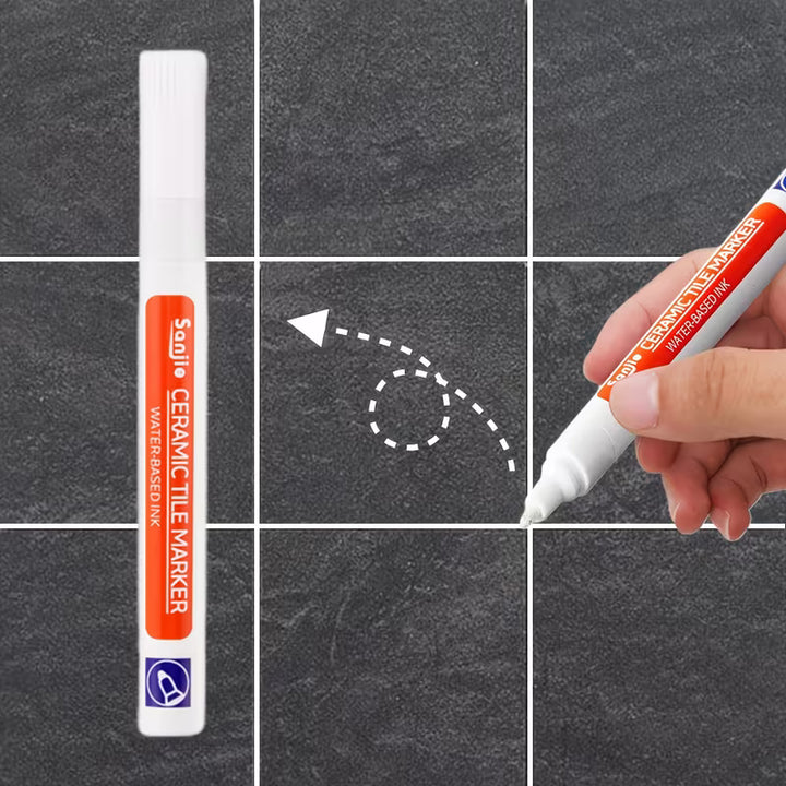 Lot de 2 Stylos à Joint Blanc – Marqueurs de Réparation pour Carrelage