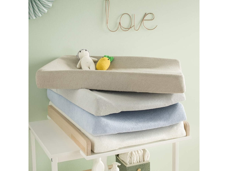 BabyCalin - Housse de Matelas à Langer pour Bébé - Taupe