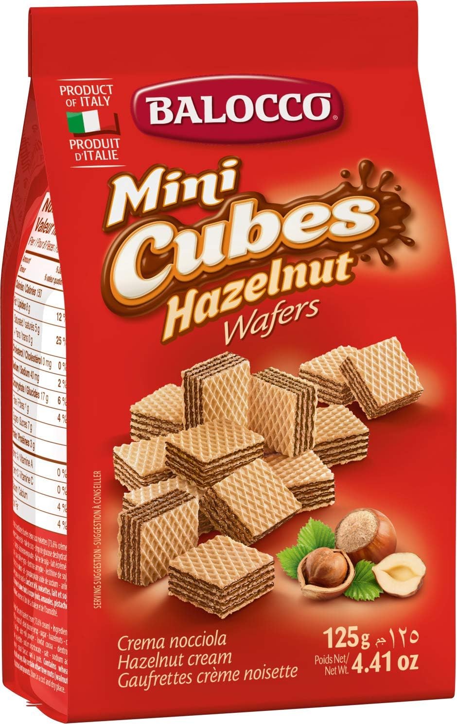 BALOCCO – Biscuit Mini Cube à la noisette - 125g