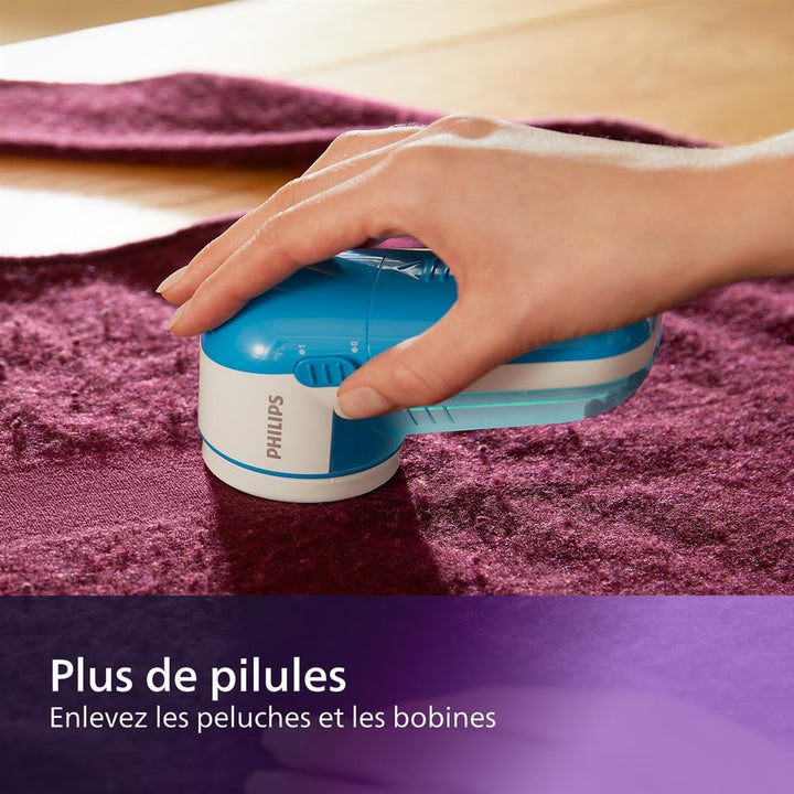 Philips Rasoir Anti-bouloche et Anti-Peluche - Bleu (GC026/00)