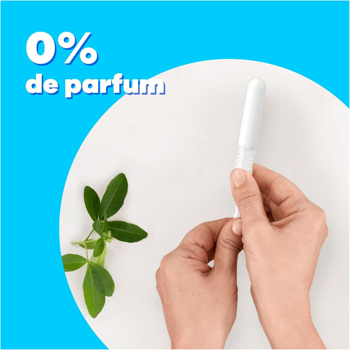 Tampax Cotton Protection Compak Super Avec Applicateur x 14, Tampons Tampax En Coton Bio Et En Format Compact