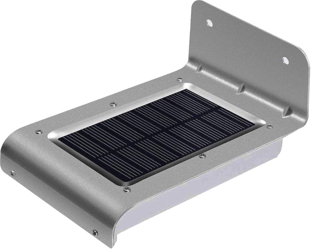 Appliques solaires extérieures en aluminium avec détecteur de mouvement pour jardin