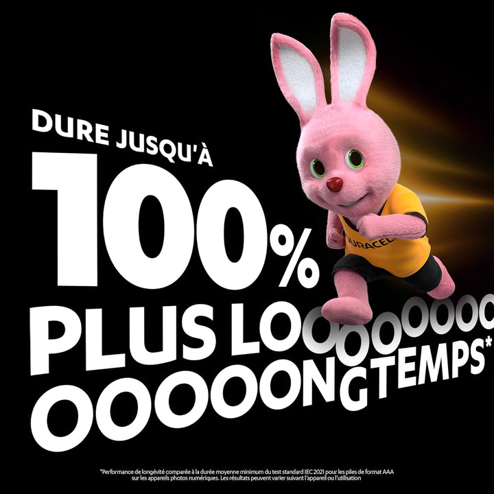 Duracell Plus Piles AAA (lot de 12) - Alcalines 1,5V - Jusqu'à 100% plus longtemps - Idéales pour les appareils du quotidien - Emballage 0% plastique - Conservation 10 ans - LR03 MN2400