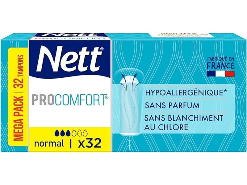 Tampon Nett Procomfort Sans Applicateur X 32, taille normale