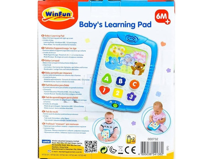 WINFUN - Tablette pour Bébé – Jouet Éducatif Interactif pour Enfants