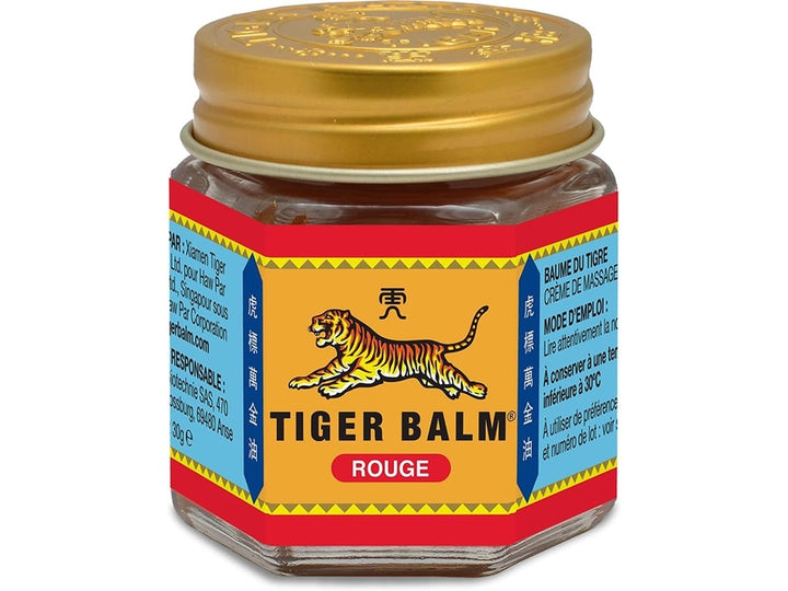 Tiger balm - Baume du tigre rouge - 19 gr baume - Le véritable baume du tigre extra fort