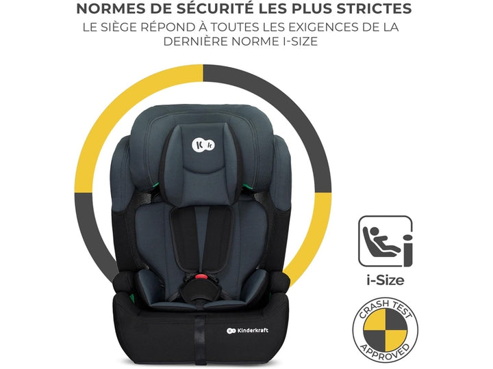 Kinderkraft - Siège Auto enfant - Confortable et Sécurisé, 9 à 36 kg