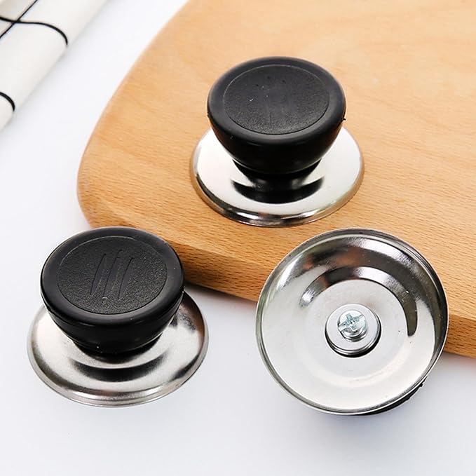 Lot de 3 Boutons de Rechange Universels pour Couvercles de Casserole