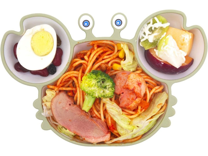 Assiette de Repas Amusante en Silicone pour Enfants
