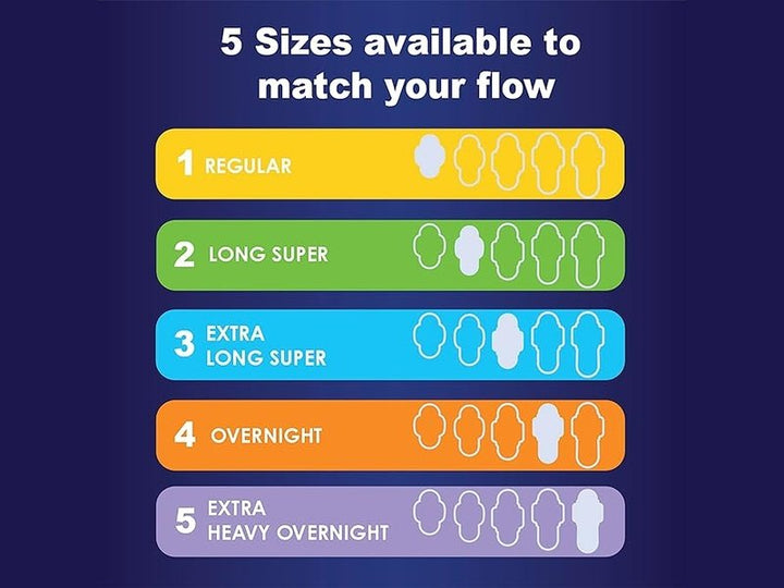 Maxi nuit Always - (Taille 5) - 36 serviettes hygiéniques avec ailettes