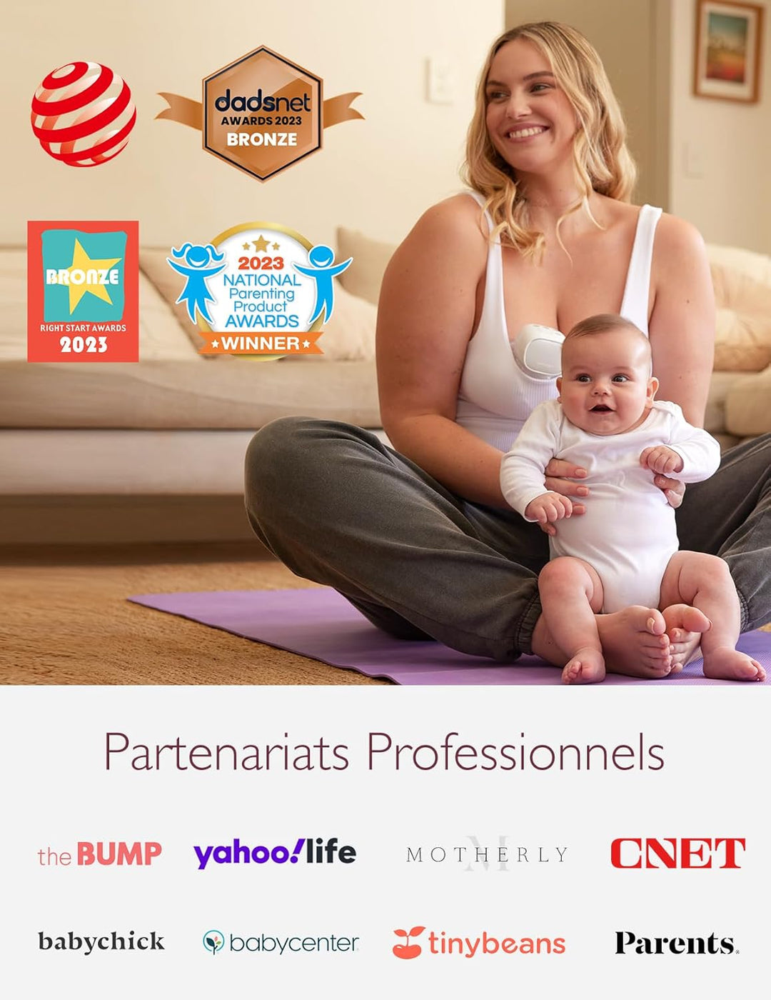 MOMCOSY S9 Pro - Tire Lait Electrique Mains Libres