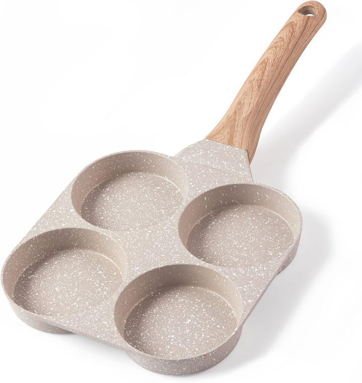Poêle à omelette CAROTE Egg Pan, poêle à omelette antiadhésive en granit de 4 tasses