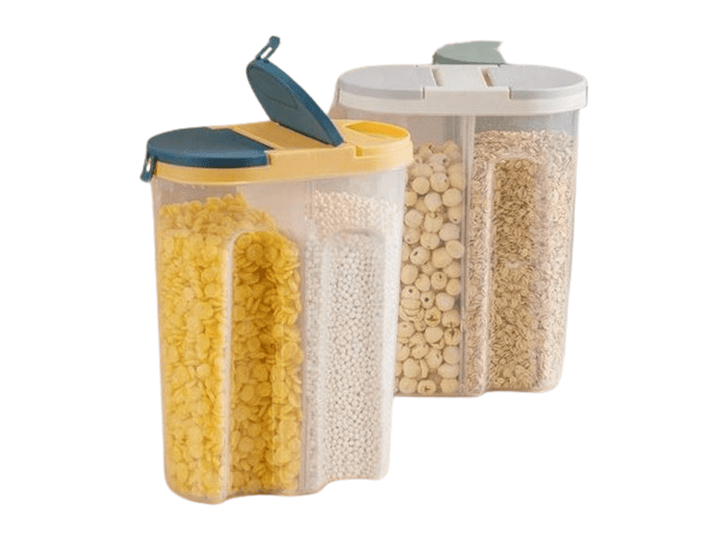 Rangement alimentaire avec doseur, idéal pour aliments secs