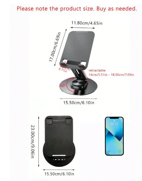 Support de bureau pour tablette et téléphone portable, accessoire de bureau