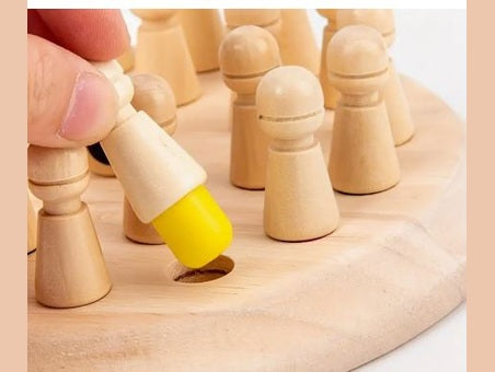 Jeu de Mémoire en Bois – Éducatif dès 3 Ans