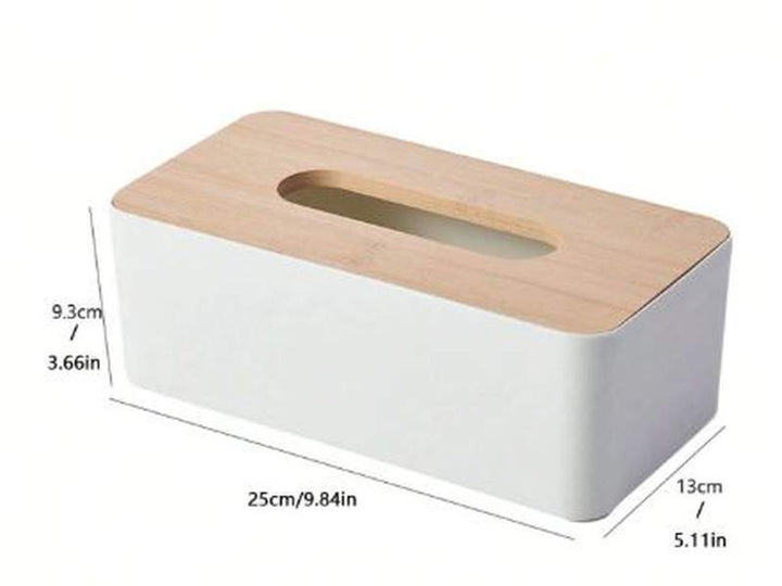 Boîte à mouchoirs - Motif bois de bambou