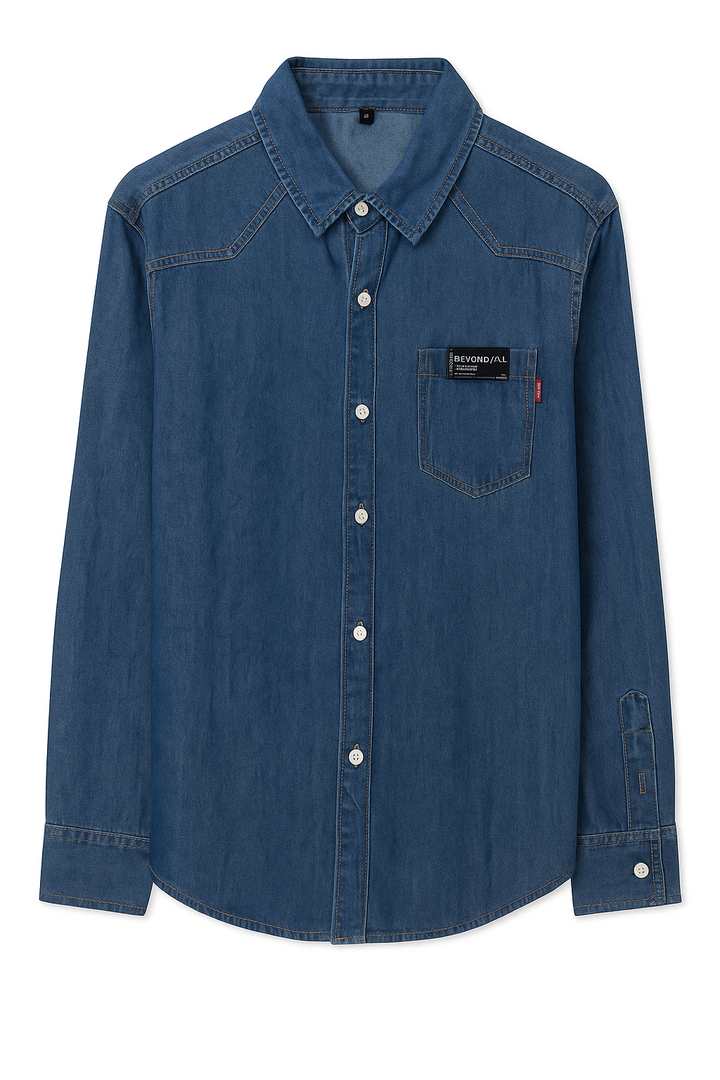chemise jeans beyond taille L