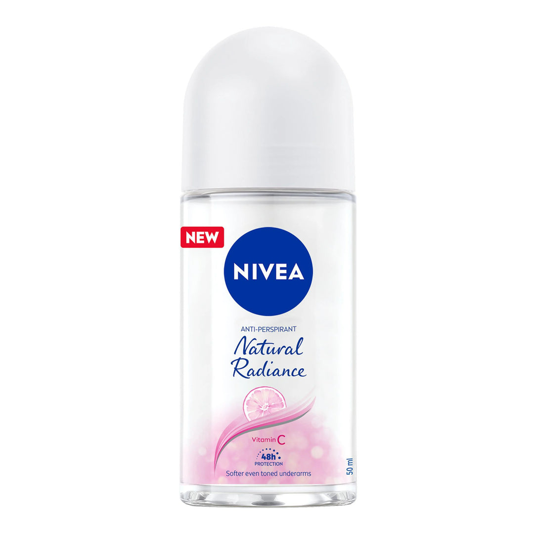 NIVEA – Déodorant Anti-Perspirant Natural Radiance à la vitamine C pour Femme – 50 ml
