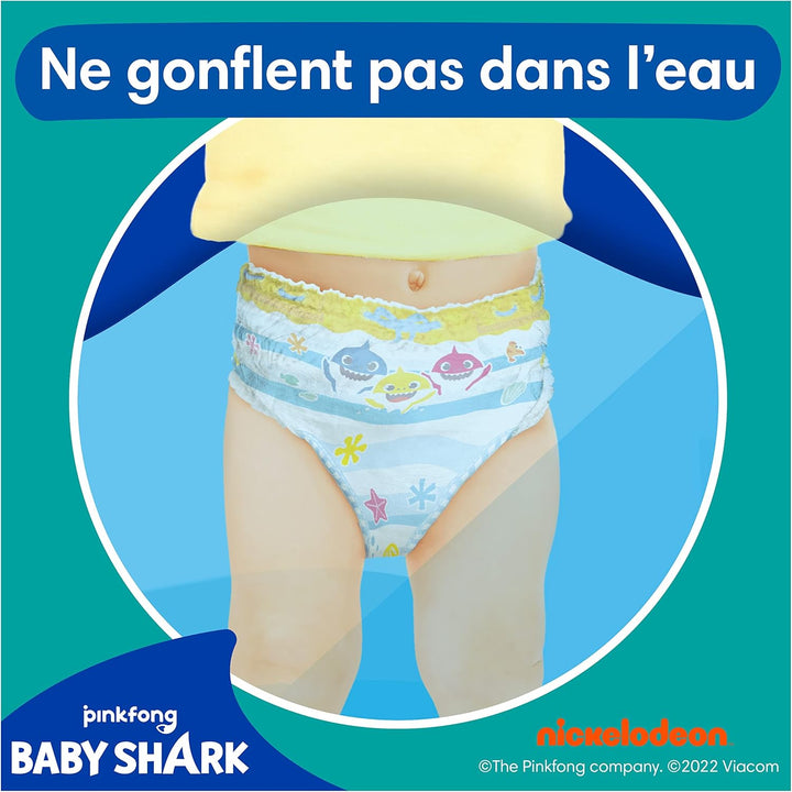 PAMPERS SPLASHERS - Lot de 11 couches de bain jetables - taille 4-5 (9-15 kg)