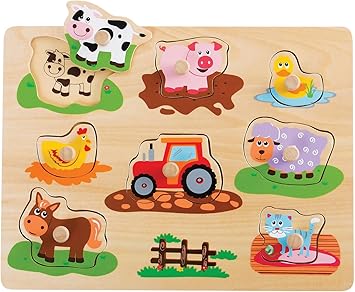 Puzzle Bois Ferme Alphabet