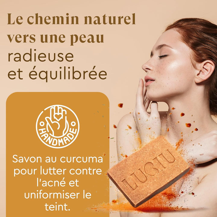 LUBIU - Savon Curcuma Visage et Corps - 100g