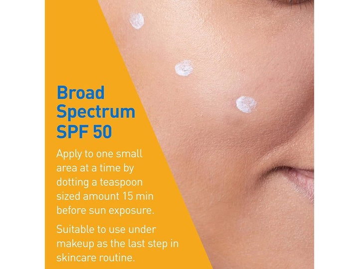 CERAVE - Crème solaire minérale SPF50 large spectre, 75 ml