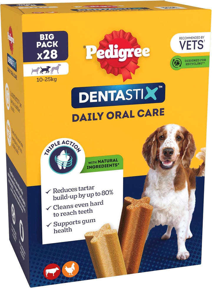 Pedigree Dentastix pour chien moyen, 28 bâtonnets