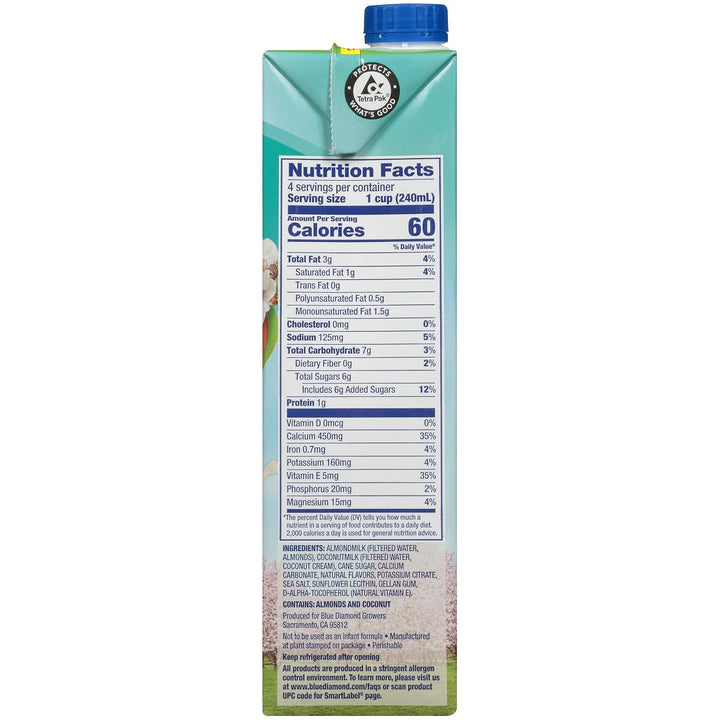 Almond Breeze - Lait d'amande et de lait de coco - 946 ml