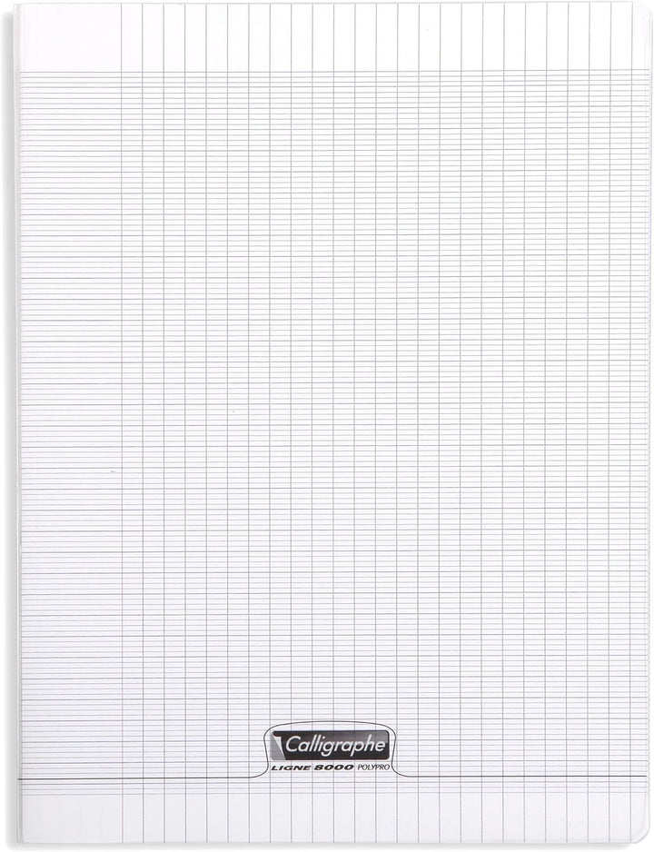 Calligraphe grand cahier 96 pages transparent