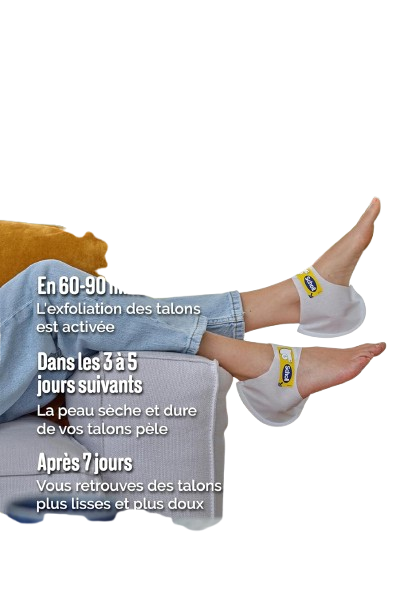 Masque Pieds Exfoliant, peeling et Élimination des Callosités