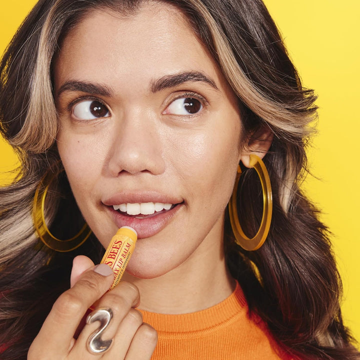 Burt's Bees Baume à lèvres Cire d'abeille, baume hydratant à la vitamine E et à l'huile de noix de coco 4,25 g