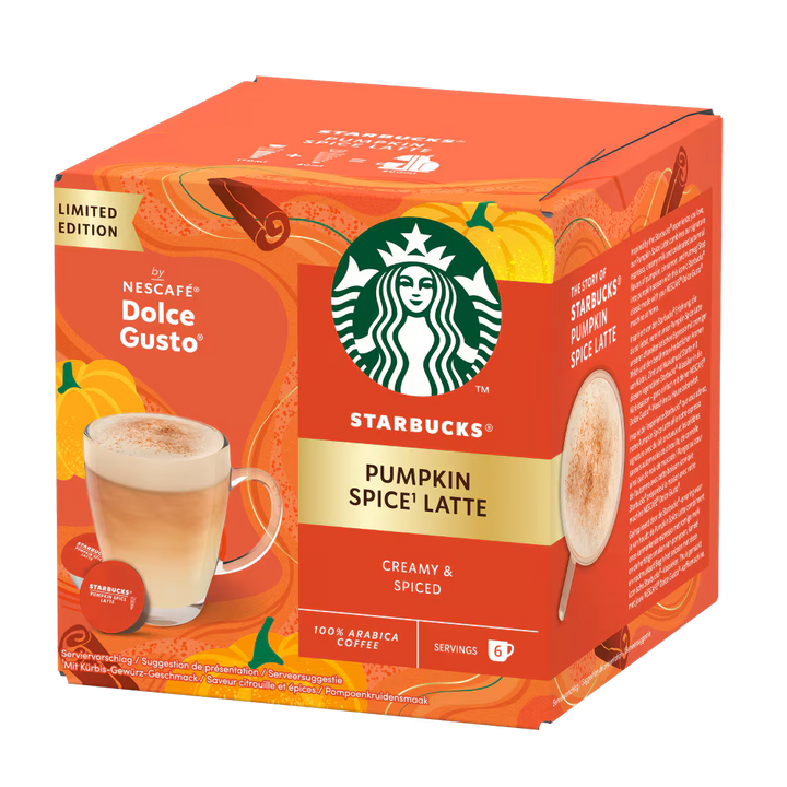 DOLCE GUSTO-Starbucks® Pumpkin Spice Latte 12 capsules