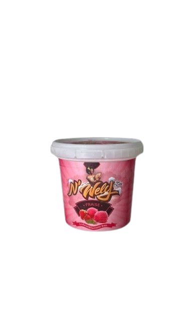 Wely Glace saveur fraise pot de 500ml