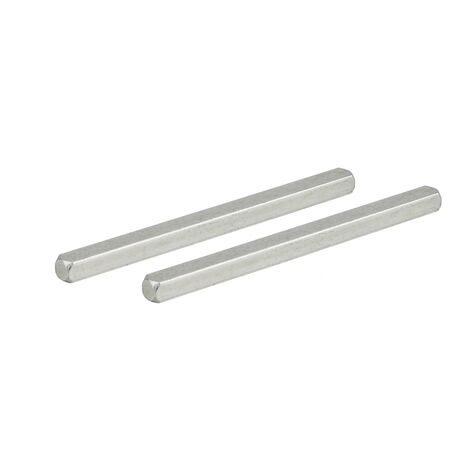 Jeu de 2 Carrés Pleins – Lot de 10 – Acier pour Portes Intérieures THIRARD - 6 x 110mm