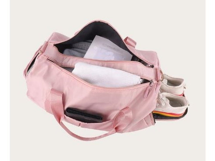 Sac léger mixte, sac de voyage, rose bonbon pour séances d'exercice et voyages