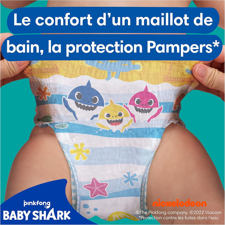 PAMPERS SPLASHERS - Lot de 11 couches de bain jetables - taille 4-5 (9-15 kg)