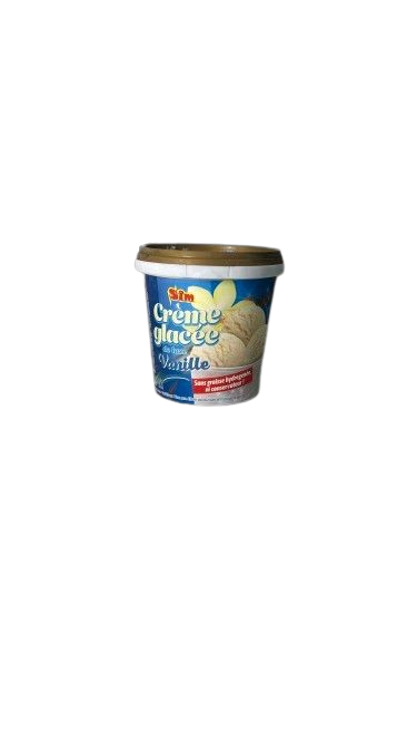 Sim pot de glace à la vanille 150ml